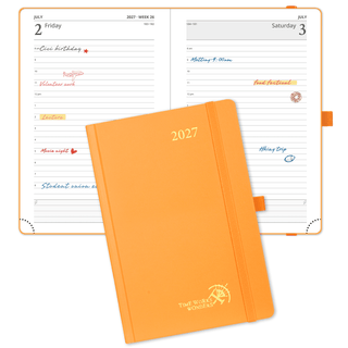 POPRUN 2027 Daily Planner Orange