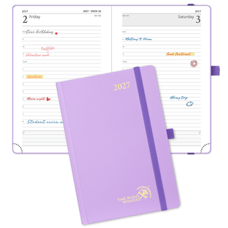 POPRUN 2027 Daily Planner Violet
