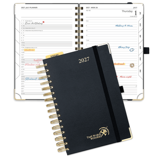 POPRUN 2027 Daily Planner Black