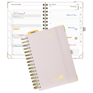 POPRUN 2027 Daily Planner Light Pink
