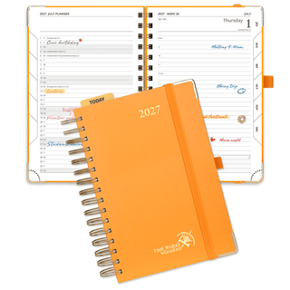 POPRUN 2027 Daily Planner Orange