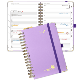 POPRUN 2027 Daily Planner Violet