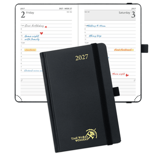 POPRUN 2027 Daily Planner Black