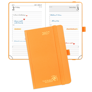 POPRUN 2027 Daily Planner Orange