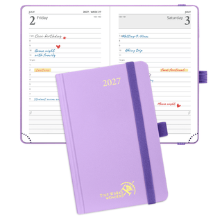 POPRUN 2027 Daily Planner Violet