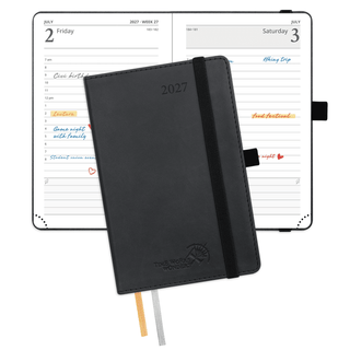 POPRUN 2027 Daily Planner Black