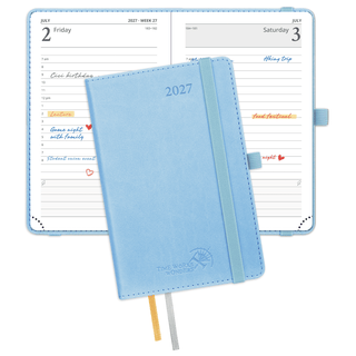 POPRUN 2027 Daily Planner Blue