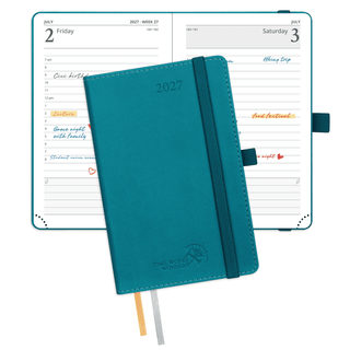 POPRUN 2027 Daily Planner Pacific Green