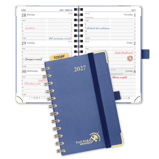 POPRUN 2027 Week Planner Navy Blue