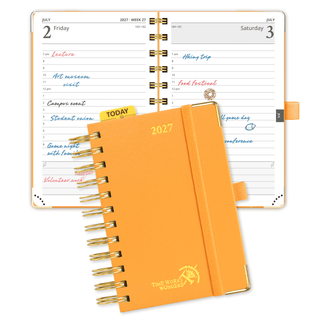 POPRUN 2027 Daily Planner Orange