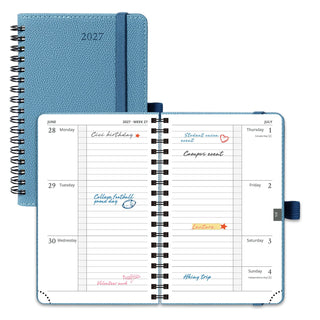 POPRUN 2027 Week Planner Aquamarine