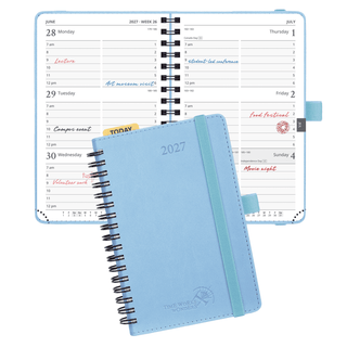 POPRUN 2027 Week Planner Blue
