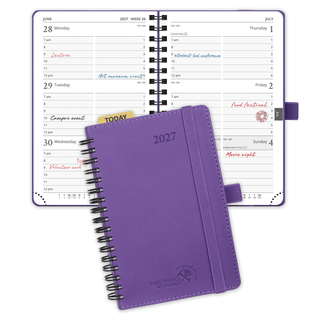 POPRUN 2027 Week Planner Purple