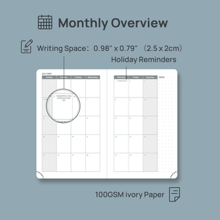 POPRUN 2027 Week Planner