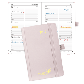 POPRUN 2027 Week Planner Light Pink