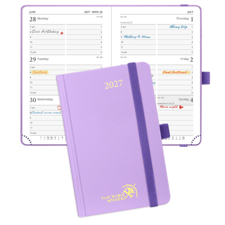 POPRUN 2027 Week Planner Violet