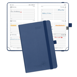 POPRUN 2027 Week Planner Navy Blue