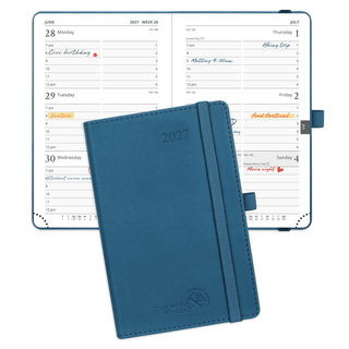 POPRUN 2027 Week Planner Night Sky Blue