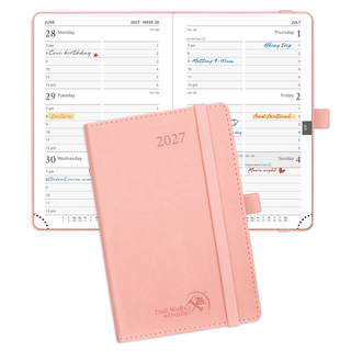 POPRUN 2027 Week Planner Pink