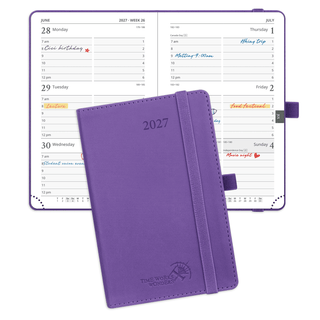 POPRUN 2027 Week Planner Purple