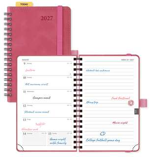 POPRUN 2026 Weekly Planner Magenta