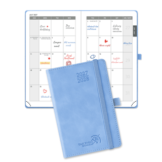 POPRUN 2026 Monthly Planner Ceiling Blue