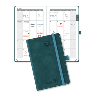 POPRUN 2026 Monthly Planner Neo Forrest Green