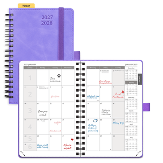 POPRUN 2025 Monthly Planner Lilac