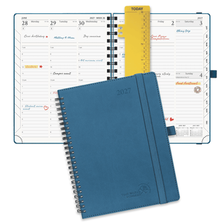 POPRUN 2027 Week Planner Night Sky Blue