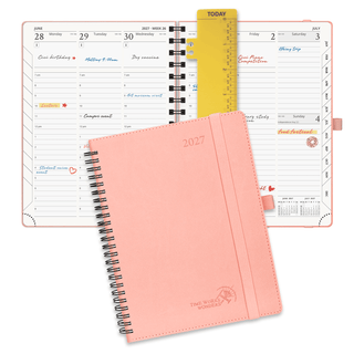 POPRUN 2027 Week Planner Pink