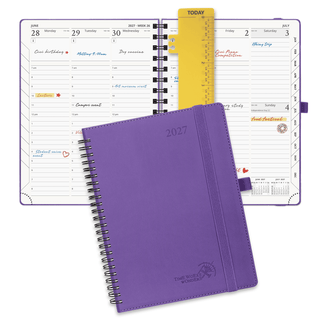 POPRUN 2027 Week Planner Purple