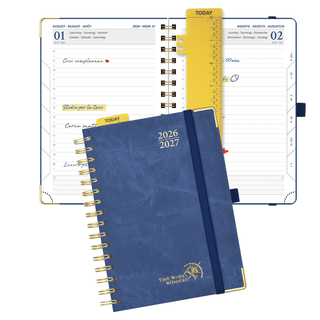 POPRUN 2026-2027 Academic Planner Ink Blue