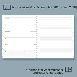 POPRUN 2025 Weekly Planner