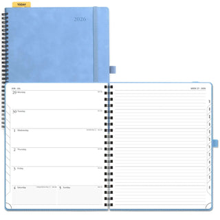 POPRUN 2026 Weekly Planner Ceiling Blue