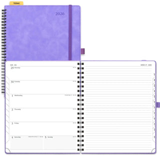 POPRUN 2026 Weekly Planner Lillac