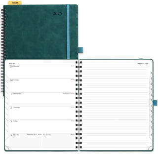 POPRUN 2026 Weekly Planner Neo Forrest Green