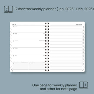 POPRUN 2026 Weekly Planner