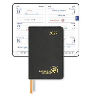 POPRUN 2026 Weekly and Monthly Planner Black