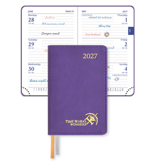 POPRUN 2026 Weekly and Monthly Planner Purple