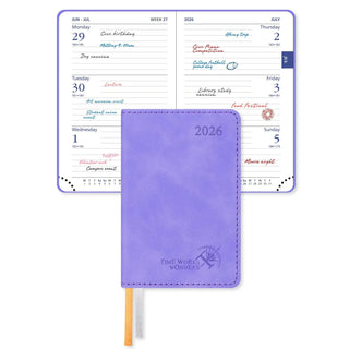POPRUN 2026 Weekly and Monthly Planner Lilac
