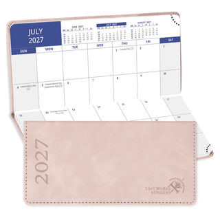 POPRUN 2026 Monthly Planner Soft Pink