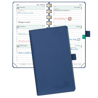 POPRUN 2027 Week Planner Navy Blue