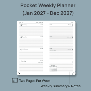 POPRUN 2027 Week Planner
