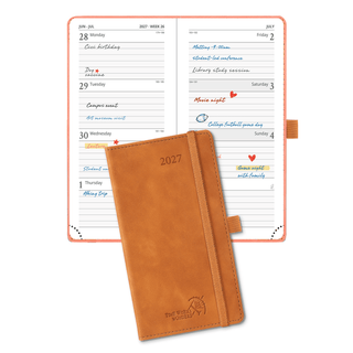 POPRUN 2027 Week Planner Brown