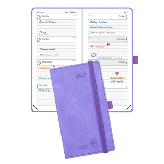 POPRUN 2027 Week Planner Lilac