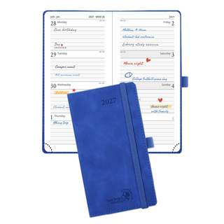 POPRUN 2027 Week Planner Royal Blue