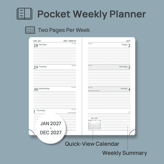 POPRUN 2027 Week Planner