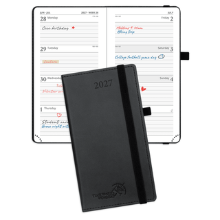 POPRUN 2027 Week Planner Black