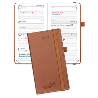POPRUN 2027 Week Planner Brown