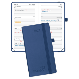 POPRUN 2027 Week Planner Navy Blue